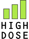 Bar chart with three green bars increasing in height from left to right