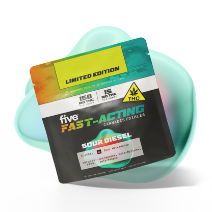 Fast Acting Sour Diesel THC Gummies